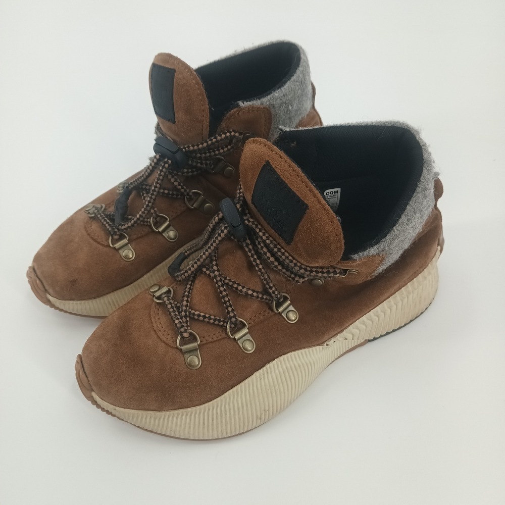Sorel‎ Out N About Plus Conquest Elk Brown Suede Waterproof Boots Womens 5